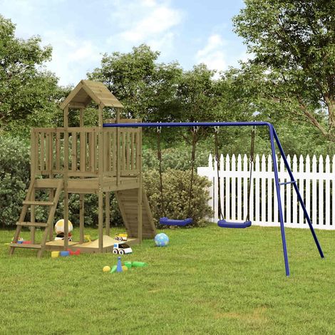 Spielturm Imprägniertes Kiefernholz vidaXL