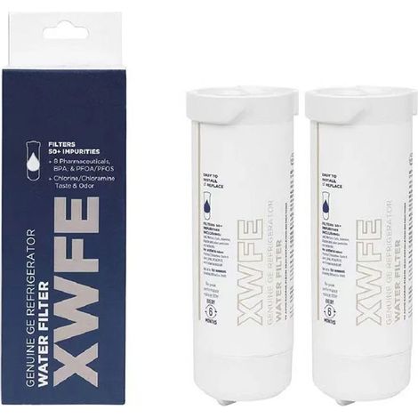 Élément de filtre à eau pour réfrigérateur GE XWFE 2 pièce (1/4)