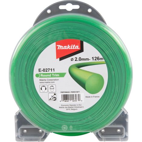 Fil de coupe Makita 2 0 mm/126 m circulaire