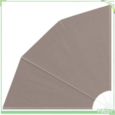 Écran de confidentialité pour balcon - FAFEICY - 42000927 - Taupe - 140 x 140 cm - Pliable (1/5)