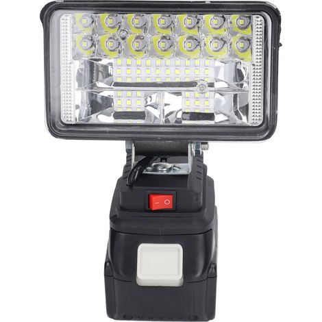 5400 Lumen Hochleistungs-LED-Arbeitsleuchte, wasserdicht, kabellos, für BL1430, BL1440, BL1450