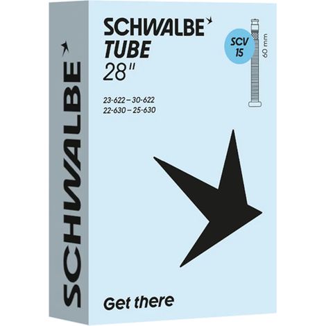 Schwalbe Fahrradschlauch SCV 15 28" Clik Valve 60mm ETRTO 23/30-622/630