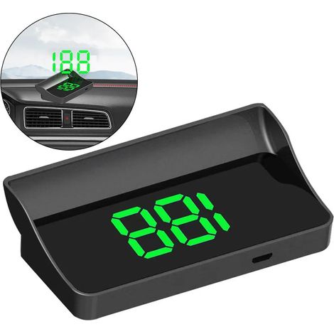 Display head-up per veicoli, tachimetro GPS universale, tachimetro digitale per veicoli, tachimetro GPS per auto e moto, plug and play.