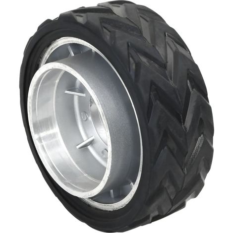 Rueda para rueda de remolque jockey aluminio y goma Ø19,5x10 cm vidaXL