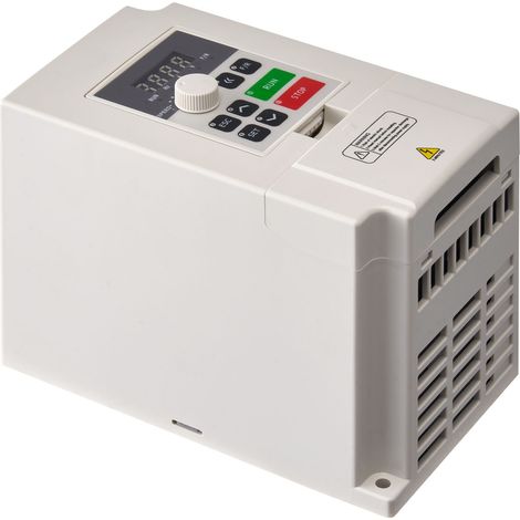Variateur de fréquence 3KW 4CV, 220V triphasé, sortie 0-220V, 50/60Hz, 0-2000Hz, pour moteur broche. (1/5)