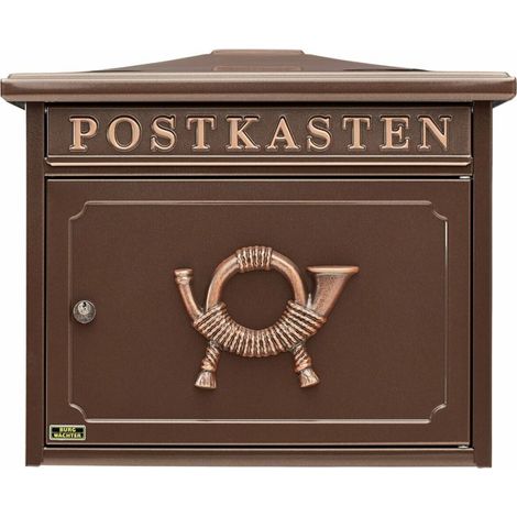 Buzón Sylt 1883 K de acero color cobre metalizado BURG-WÄCHTER (1/4)