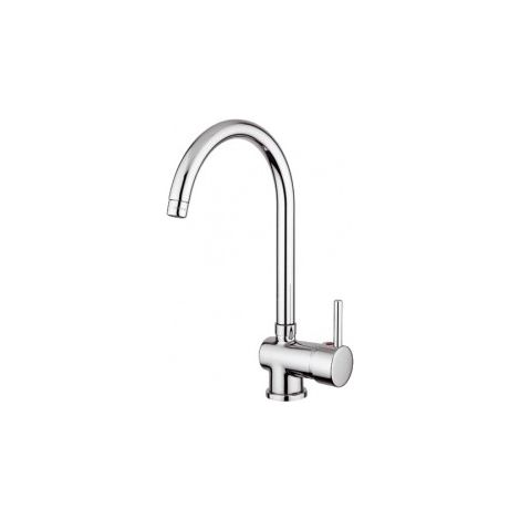 CM 9208MISCCRM ACQUAMIX Miscelatore Cucina con Canna Girevole 360° in Ottone e Acciaio colore Cromato (1/3)