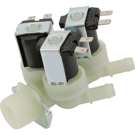 Électrovanne à 3 voies normalement fermée, entrée d'eau, AC 220V, filetage G3/4 (1/5)