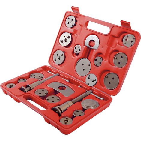 Swanew – Coffret repousse piston d’étrier de frein 23 pièces – Adaptateurs pour modèles VAG et Renault – Coffret plastique inclus
