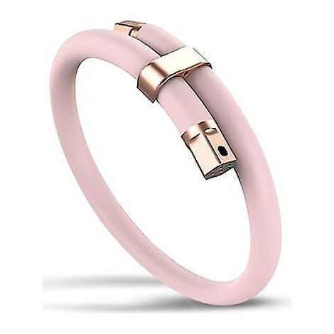 (rose) Bracelet Anti-moustiques Puissant Bracelet Anti-moustiques Pour Enfants Anneau De Pied Anti-moustiques Huile Essentielle De Silicone Rpulsi (1/5)