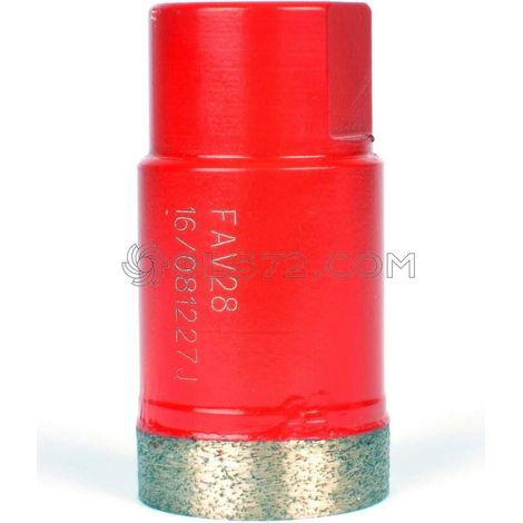 FRESA DIAMANTADA PARA PERFORACIŽôN EN HUMEDAD MONTOLIT SINTERIZED FAV28 (1/2)