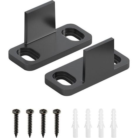 Guide De Sol Pour Porte Coulissante - Réglable - Pour Porte De Grange - 2 Pièces (1/5)