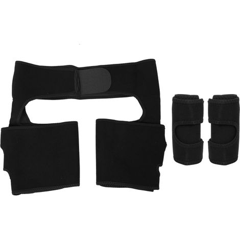 Ceinture Amincissante 3-en-1 - Pour Abdomen Hanches et Jambes - Avec 2 Manchettes Bras - Taille 2XL 3XL (1/5)