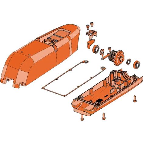 FAAC 63000569 Groupe de carrosserie en aluminium pour moteur 413 415 2015 Pièce de rechange (1/3)
