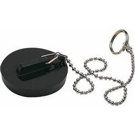 Watts Industries Sirius 452906 - Black PVC cap with chain 30cm - 57x61