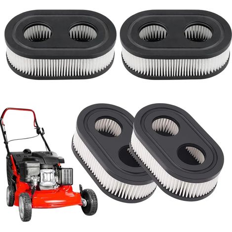 Quattro filtri dell'aria per tosaerba, ricambi per Briggs & Stratton 798452 e 593260. (1/5)
