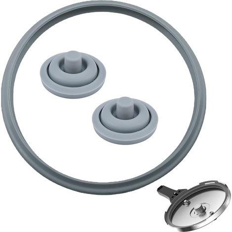 Anillo de sellado de repuesto para ollas a presión WMF, de silicona, 22 cm, y junta para el indicador de cocción perfecta, para Perfect/Perfect Plus de 3 L, 4,5 L, 6,5 L y 8,5 L. (1/5)