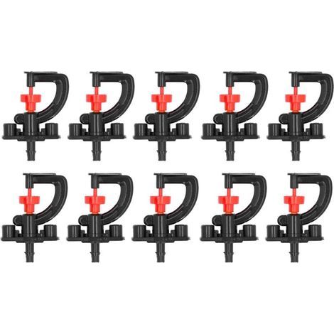 Kit 10x asperseur rotatif G avec support serre jardin (1/5)