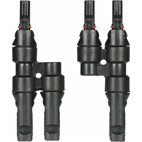 Connecteur Mc4 Y - Branchement Parallèle Panneau Solaire - Étanche Ip67 - 1 Paire (1 MFF + 1 FMM) (1/5)