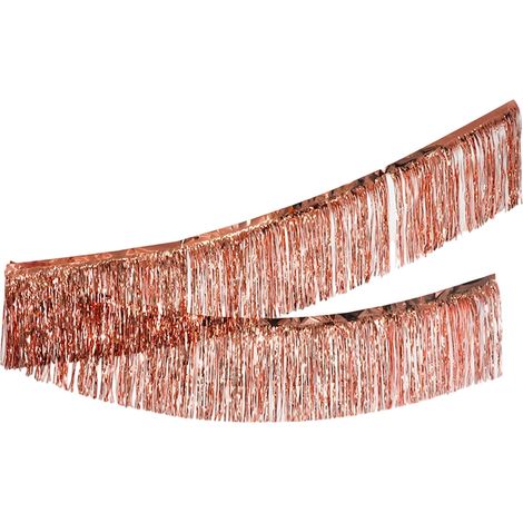 Guirlande En Lame Métallique - Décor Festif Pour Mur Plafond Ou Arrière-Plan - Rouge Brillant - 3 Mètres - Idéal Pour Fêtes Et Célébrations (1/5)