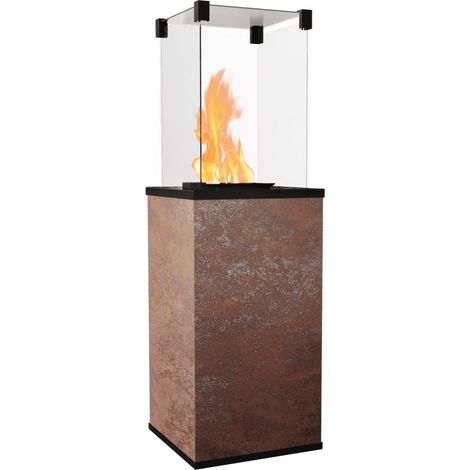 KRATKI Gaskamin PATIO Quarzstein Oxide Moro Gasheizgerät 4-8,2 kW (1/5)