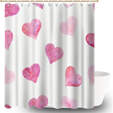 Rideau douche polyester 180x180 montage sans perçage bâche polyester douche pour cacher un carrelage un peu vieillot (1/5)