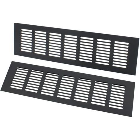 Rechteckiges Lüftungsgitter, Lüftungsgitter, rechteckiges Lüftungsgitter ideal für die Belüftung 80 × 300 mm FLITI