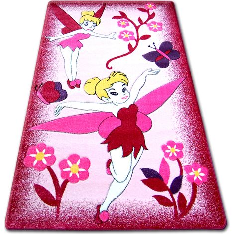 Teppich für Kinder HAPPY C224 rosa Fee pink 240x330 cm