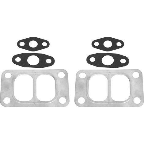 Kit de 2 joints pour turbocompresseur Holset HX35, HX35W, HX40 et HX40W. Joint d'entrée/sortie d'huile divisé, joint de vidange d'huile inclus. (1/5)