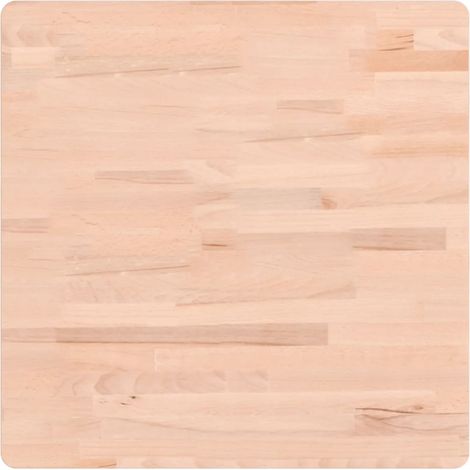 Dessus de table  Dessus de bureau  Plateau de table 60x60x4 cm carré bois massif de hêtre