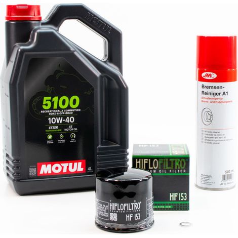 Kit Entretien Vidange pour DUCATI DESMOSEDICI RR de 2008 - MOTUL 5100 10W40 4L