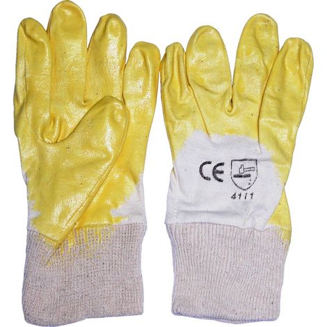 Guante amarillo de nitrilo - Talla 7