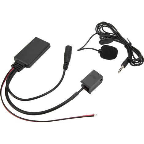 Câble Bluetooth 5.0 Adaptateur Audio Aux Micro Intégré Kit Mains Libres pour Autoradio Mondeo Focus 6000 CD Stéréo (1/5)
