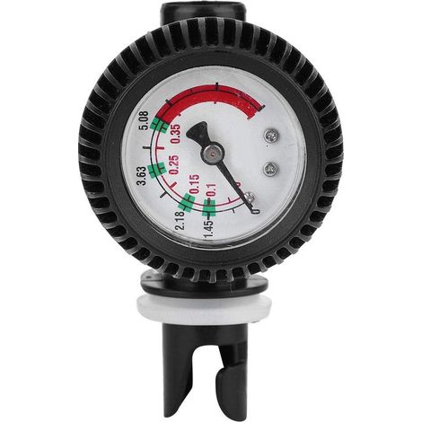 Ej.Life Manometer Schlauchboot,Aufblasbares Schlauchboot Manometer,Luftdruckmesser Luftpumpen-Manometer Sicherheits Barometer Luftdruckprüfer Für Schlauchboot,Kajak,Boot,Surfbrett (1/5)
