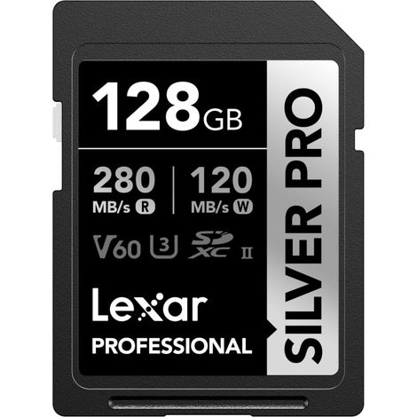 SILVER PRO Carte SD 128Go UHS-II (LSDSIPR128G-BNNAA) (1/5)