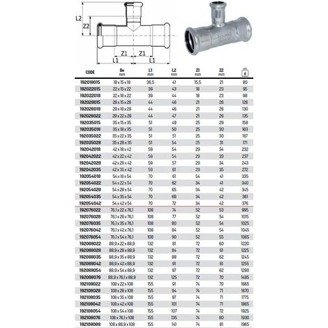 Te Riduce 28x18x28 Inox