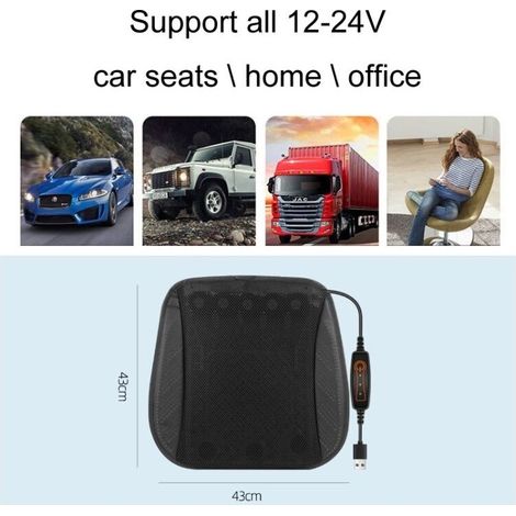 Sièges refroidis Sièges de voiture universels, sièges refroidis pour chaise, maison, SUV, camion/avec 5 ensembles de ventilateurs (1/5)