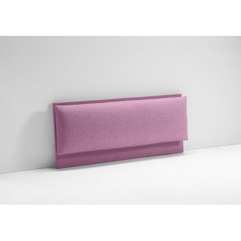 EVERGREENWEB - Testata Letto Una piazza e mezza Imbottita, Testiera di Tessuto antimacchia con cuscino imbottito in Foam, interno in puro legno. Testata letto muro, Realizzata in Italia - ROSA