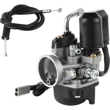 Carburateur, Carburateur de Remplacement Avec Passage de 17.5mm pour la Plupart des Scooters 50ccm de Piaggio/Gilera/Aprilia (1/4)