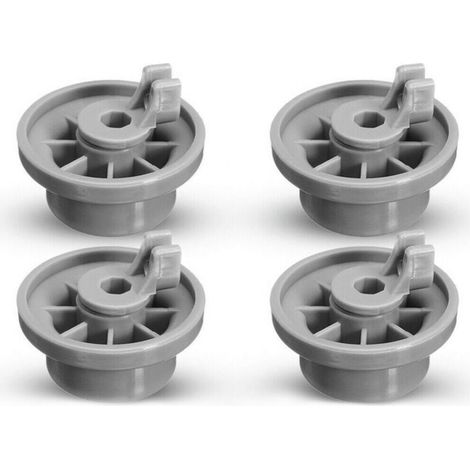 Lot de 4 Roulettes de Lave-vaisselle pour Panier Inférieur, roulettes panier lave-vaisselle,Roues de Lave-vaisselle pour Siemens, Bosch 165314 (1/4)