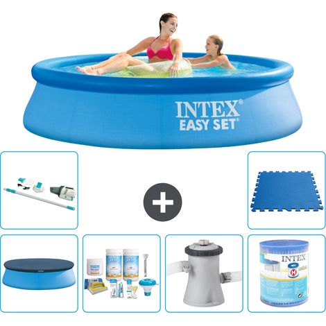 Intex Piscine Easy Set Ronde - 244x61 cm - 7-pièces S40426 (1/5)