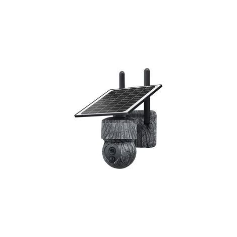 Caméra de surveillance extérieure solaire 4G/WiFi avec rotation 335°H/90°V, étanche IP66, vision nocturne 15 m, résolution 1600×2500