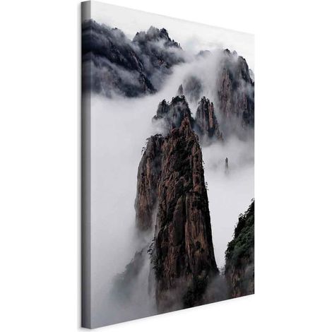 Image - Hautes montagnes dans le brouillard (1ère partie) - paysage de nuages ​​entre les rochers (1/5)