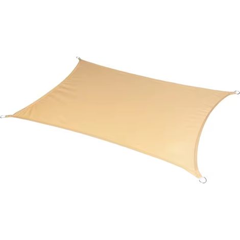 d'ombrage Voile imperméable protection solaire à 98 % contre les UV pour jardin plage terrasse auvent quadruple kaki (1/5)
