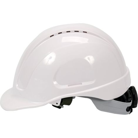 Weißer Schutzhelm aus ABS mit hoher Komfortausstattung