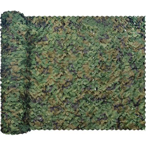 Filet de Camouflage - Rouleau 2.5 m x 10 m - Pour Chasse à l'Affût Tir et Décoration Thème Militaire - 1 Pièce