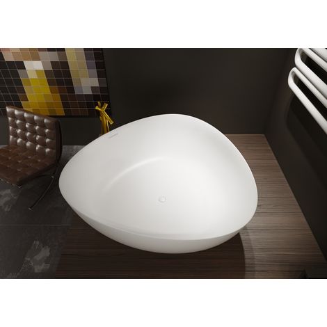 RIHO Oviedo bañera exenta, 2 plazas, 160x160x57cm, 504 litros, (1/3)