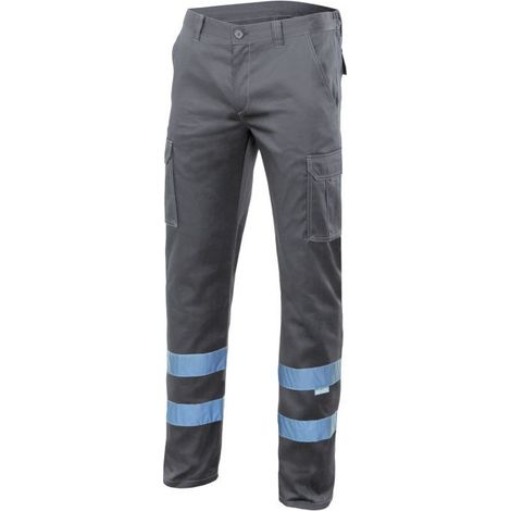 Pantalón stretch multibolsillos con cintas reflectantes en el bajo VELILLA Serie 103014S (1/2)
