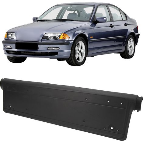 Frontstoßstangen-Kennzeichenhalterung 51117030592, passend für BMW 3er E46 Limousine 2001-2005 (übergroß). (1/5)