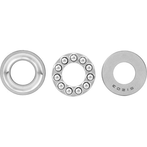 5 roulements à billes de butée 51203, à chemin de roulement plat et convexe, accessoires industriels (1/5)